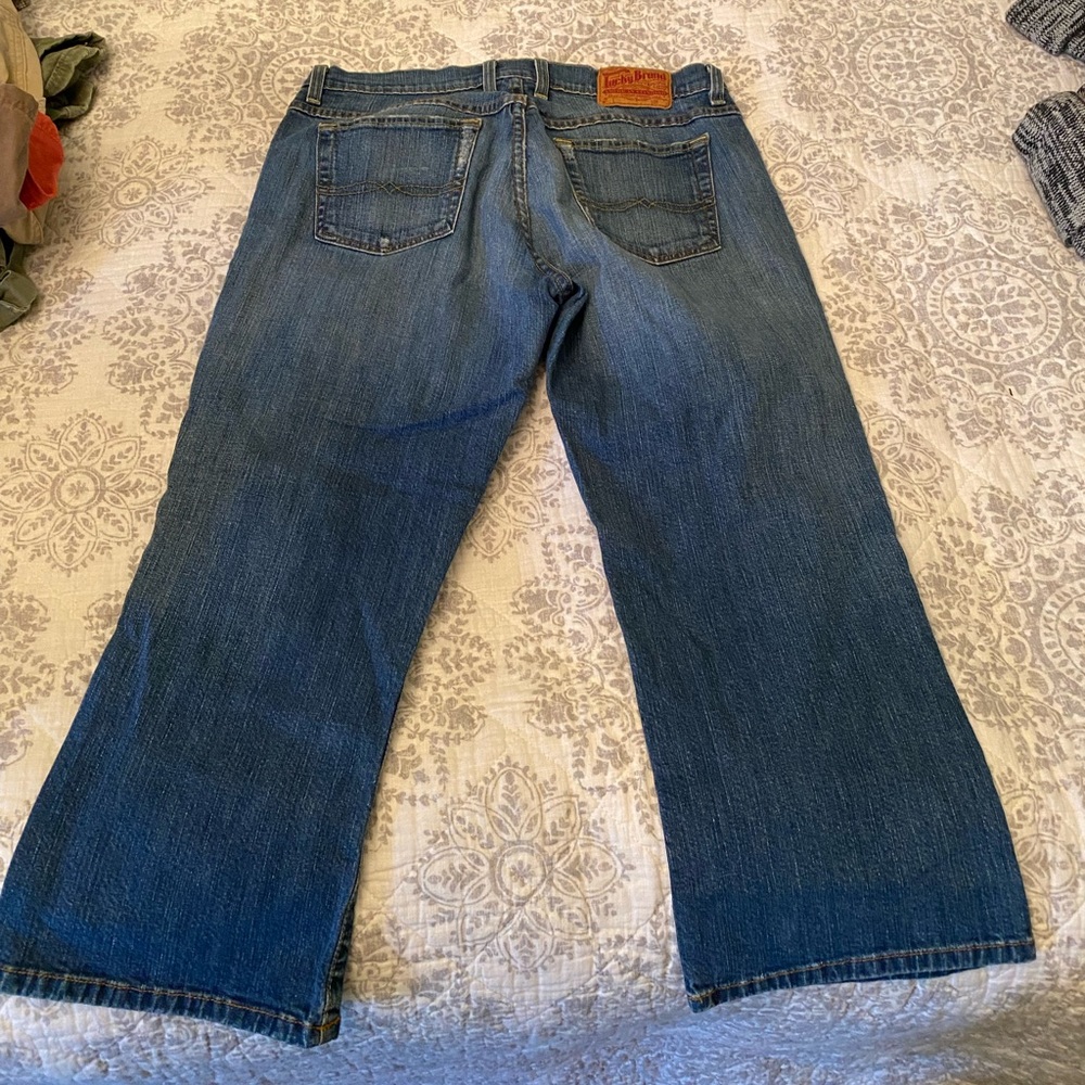 🍀 Vintage Lucky Brand Jeans Easy Rider Crop 10/30 🍀